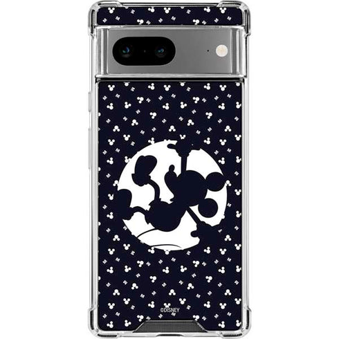 Disney Mickey Mouse Falling Silhouette Google Pixel 8a Clear Case